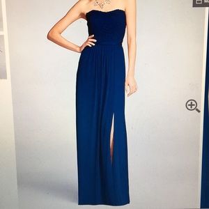 David’s Bridal• Lace and mesh dress